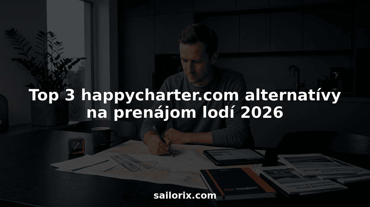 Top 3 happycharter.com alternatívy na prenájom lodí 2026