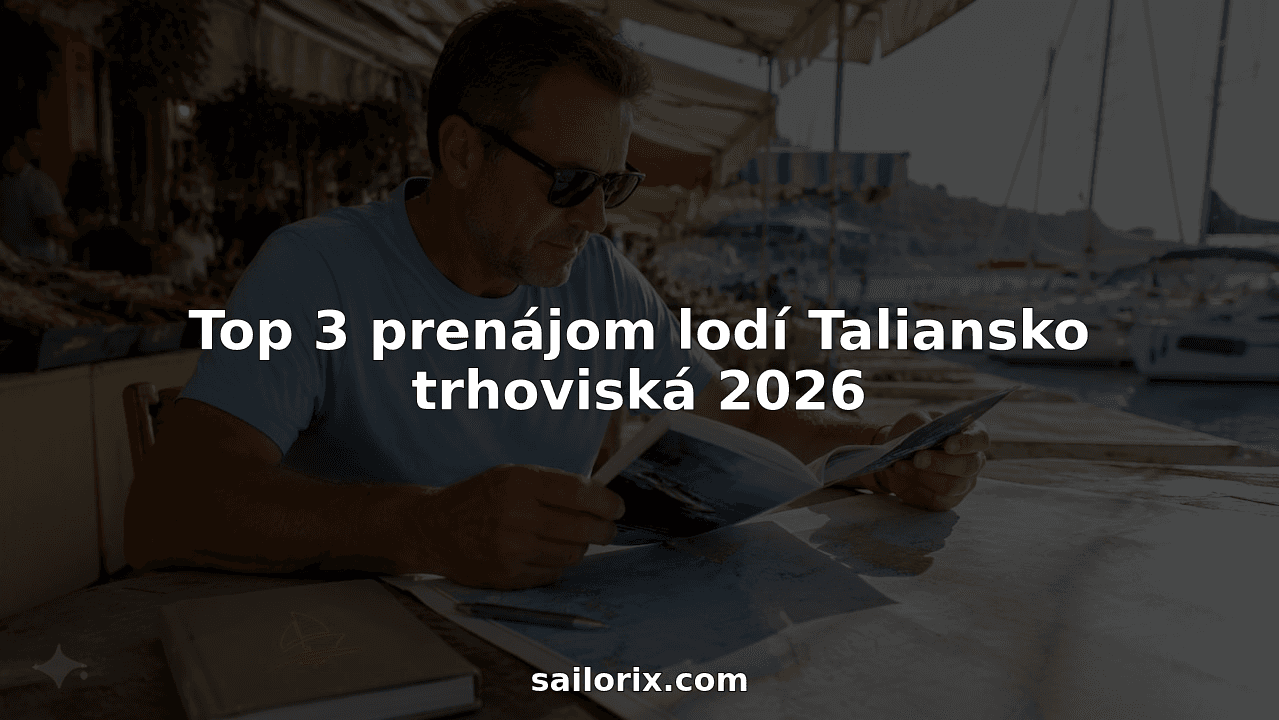 Top 3 prenájom lodí Taliansko trhoviská 2026