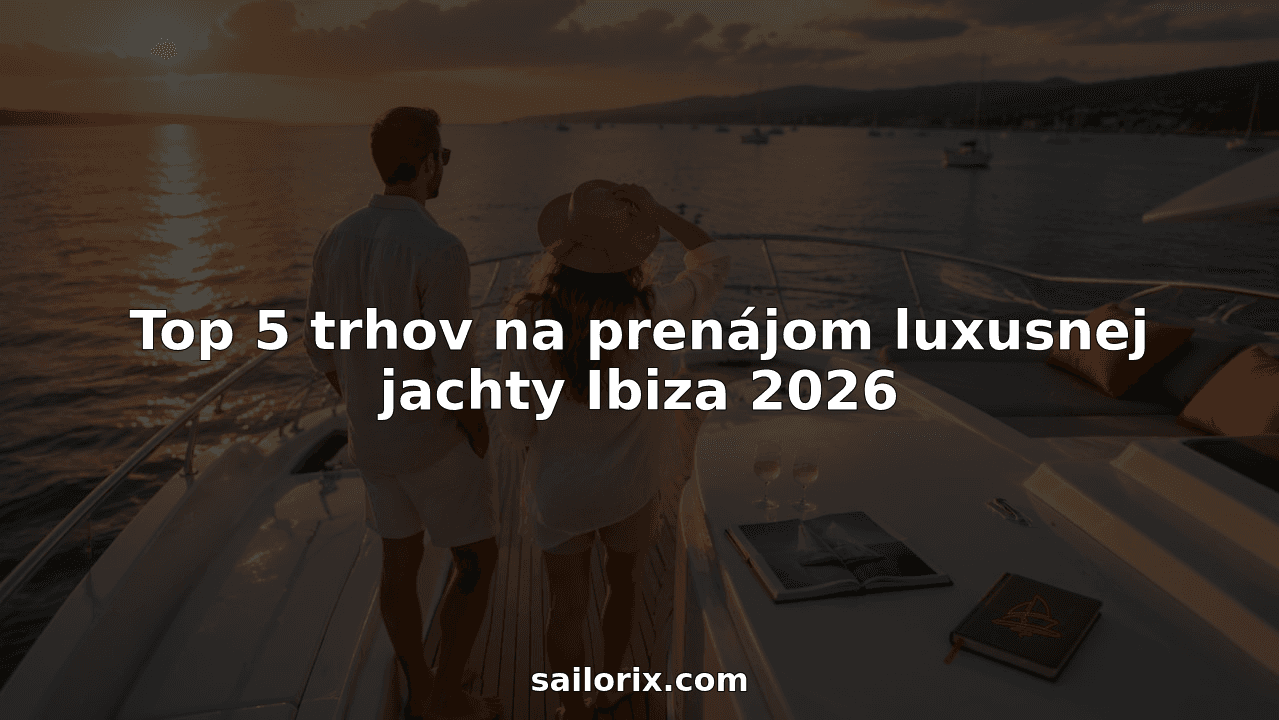 Top 5 trhov na prenájom luxusnej jachty Ibiza 2026