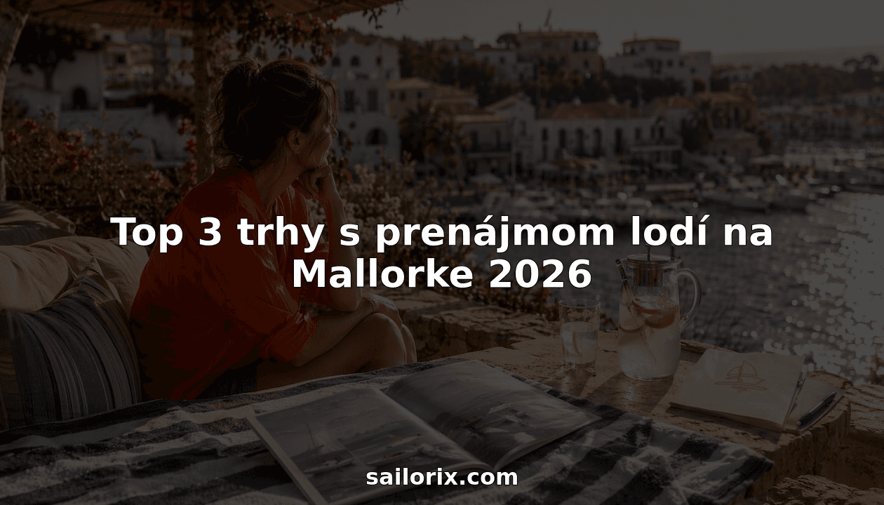 Top 3 trhy s prenájmom lodí na Mallorke 2026