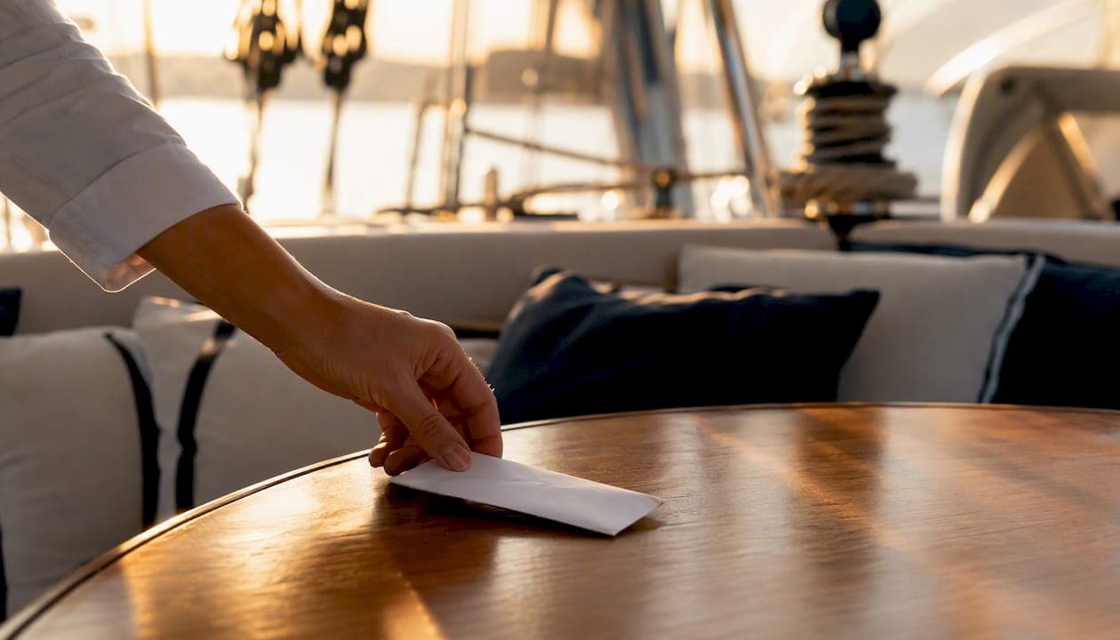 Yacht gratuity guidelines: koľko a ako tipovať posádku